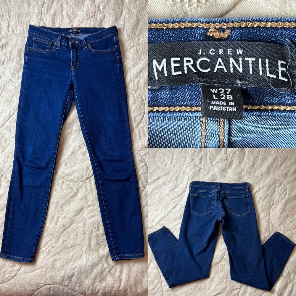 J Crew Mercantile Jeans straight leg size 27 length 28